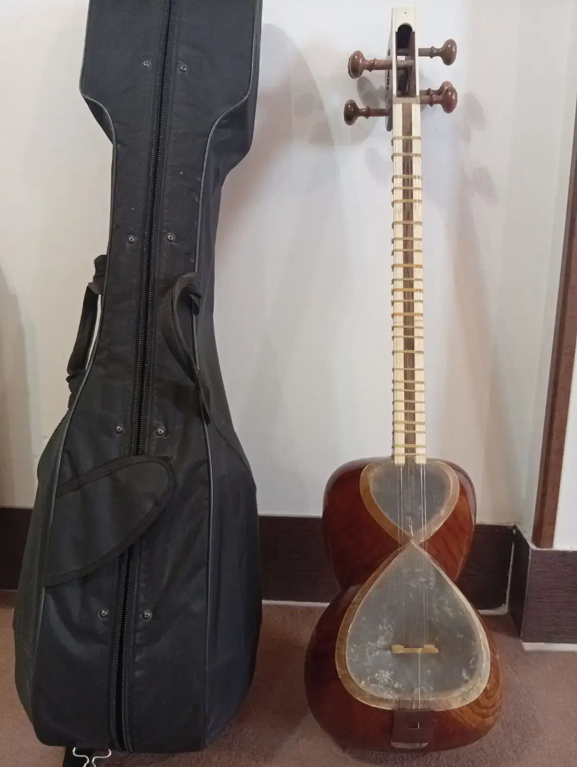 تار دو مهر فاخته|سازهای سنتی|فرخ‌شهر, |دیوار