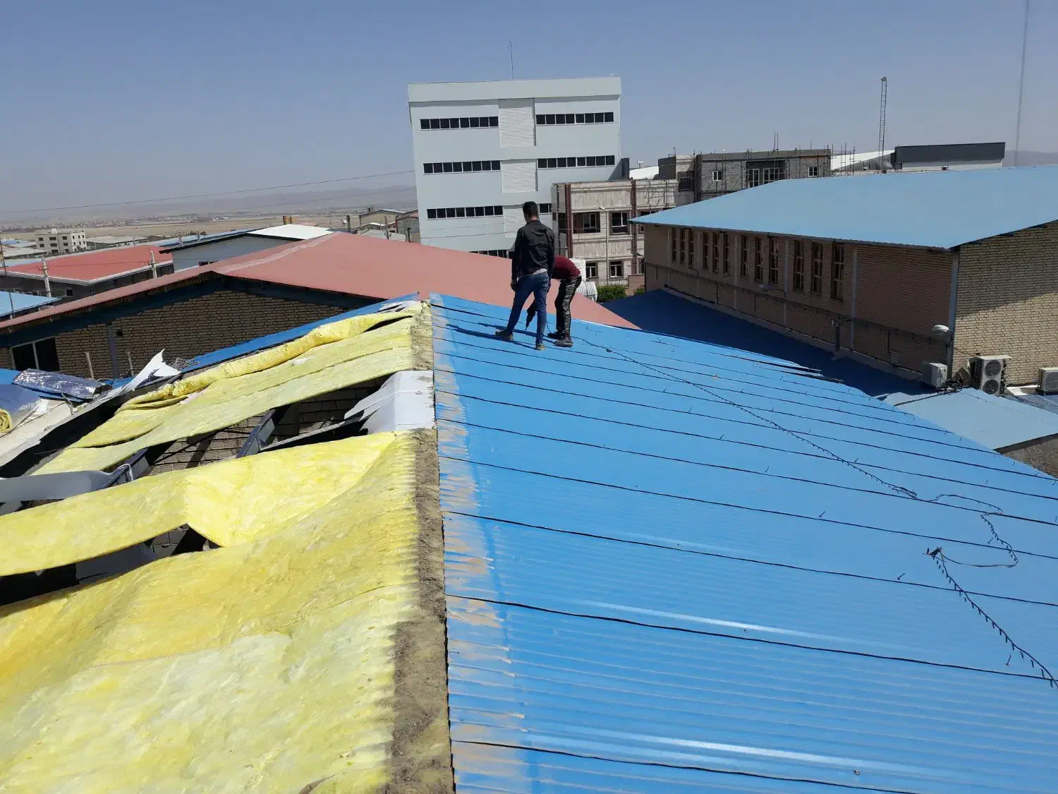 نصب شیروانی خرپا نصب ورق گالوانیزه تعمیر و تعویضی|مصالح و تجهیزات ساختمان|پاکدشت, خاتون آباد|دیوار