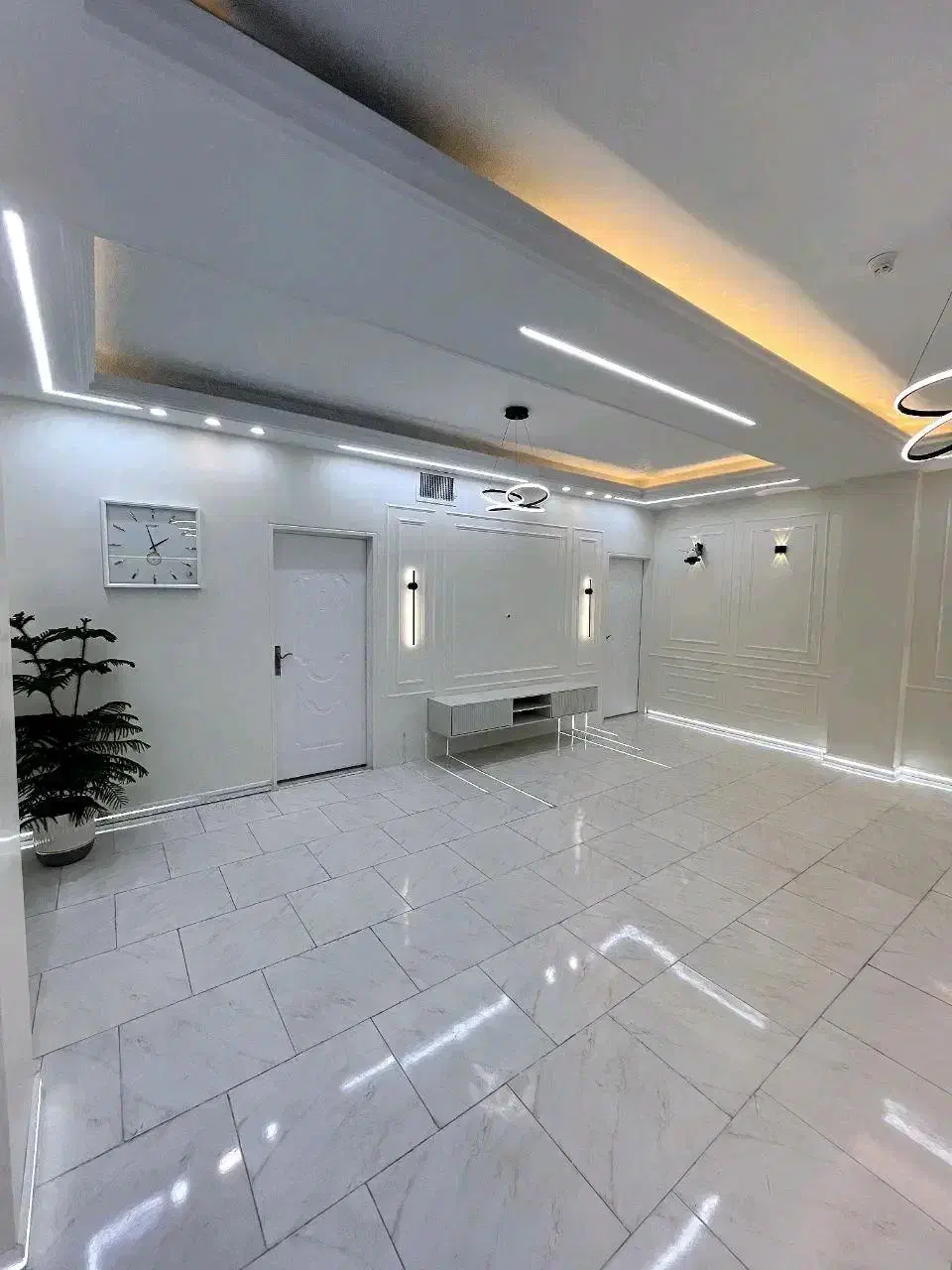 ۷۰متری/سالن پرده خور /آکواریم نور/فول دیزاین|فروش آپارتمان|کن, |دیوار