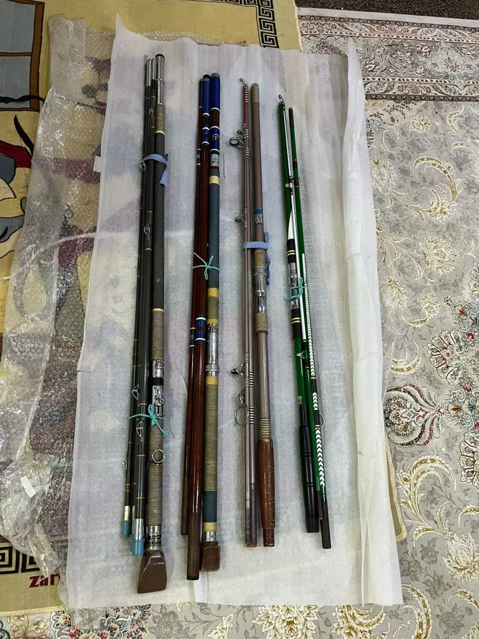 چوبهای سه تکه وچهارتکه کلکسیونی|ماهیگیری|برازجان, |دیوار