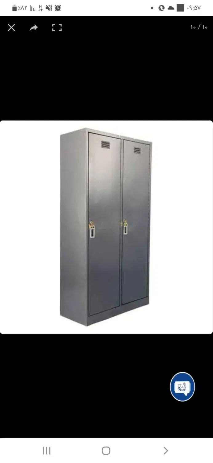 کمد فلزی دودرب لباس ۳عدد صحیح وسالم|جاکفشی، کمد، دراور|همدان, |دیوار