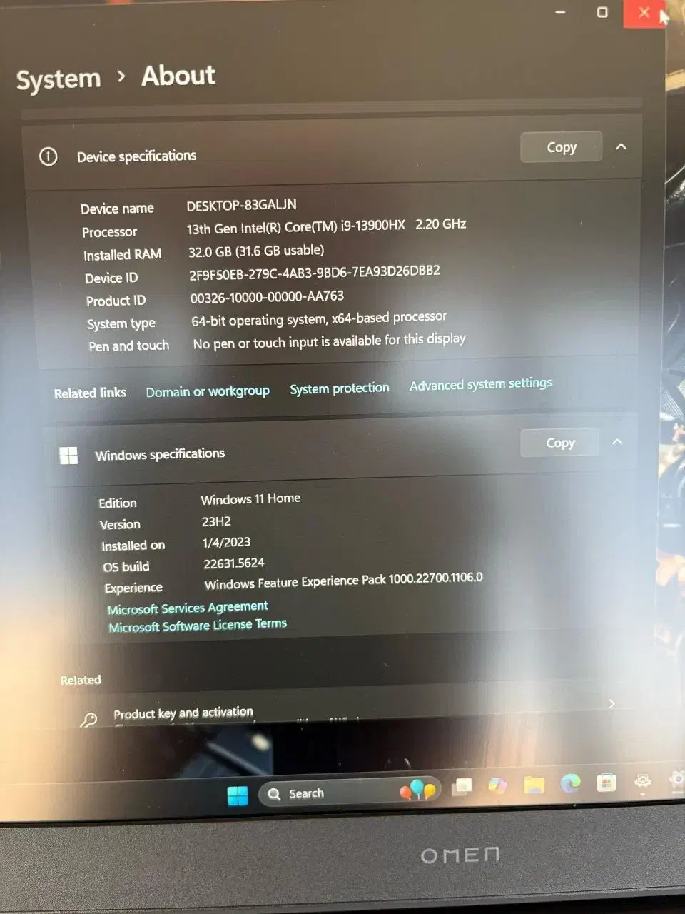 HP OMEN 17.3 QHD RTX 4090 Hz i-0HX|رایانه همراه|آمل, |دیوار