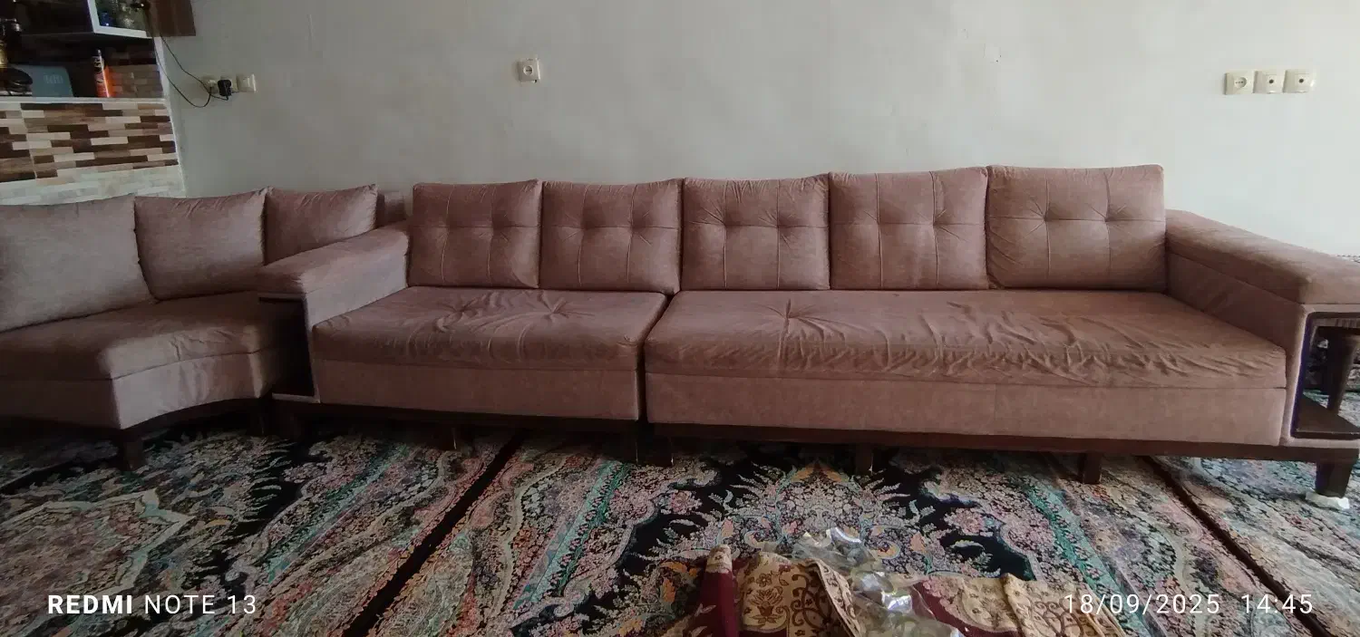 مبل خانگی7 نفره|مبلمان خانگی و میز عسلی|دیواندره, |دیوار