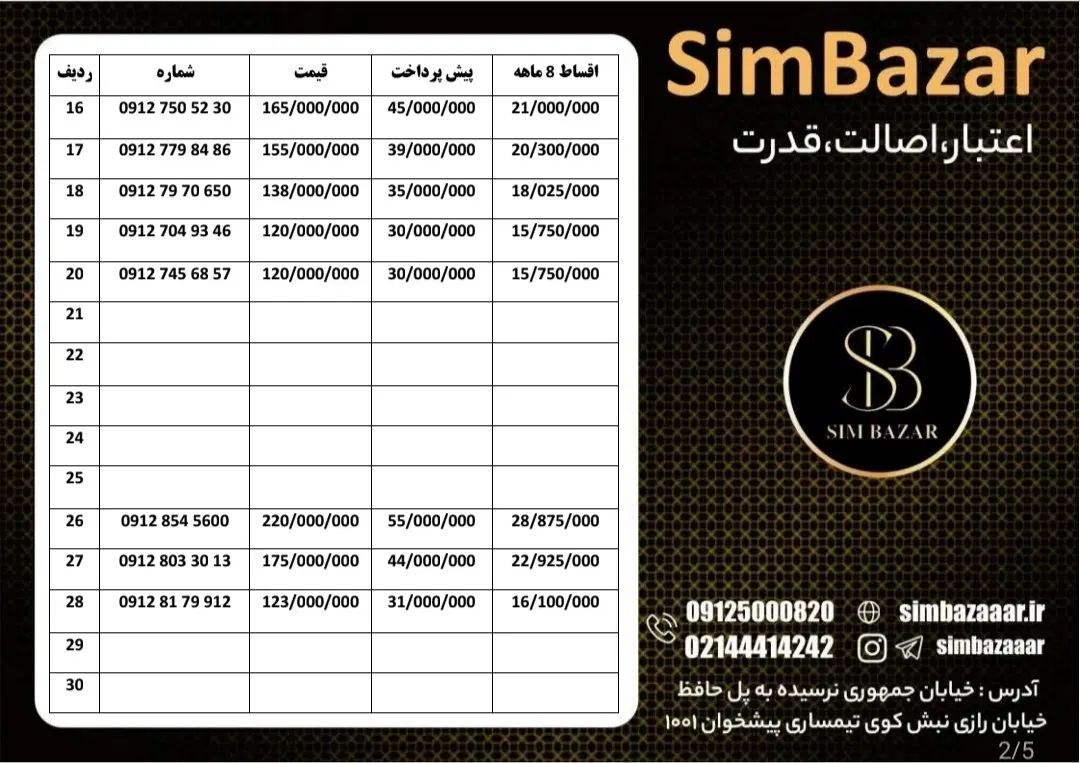 0912.034.82.98|سیمکارت|قم, زنبیل آباد|دیوار