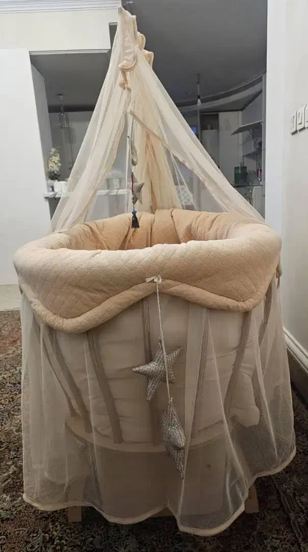 گهواره چوبی|تخت و صندلی بچه|تهران, شهرک چیتگر|دیوار