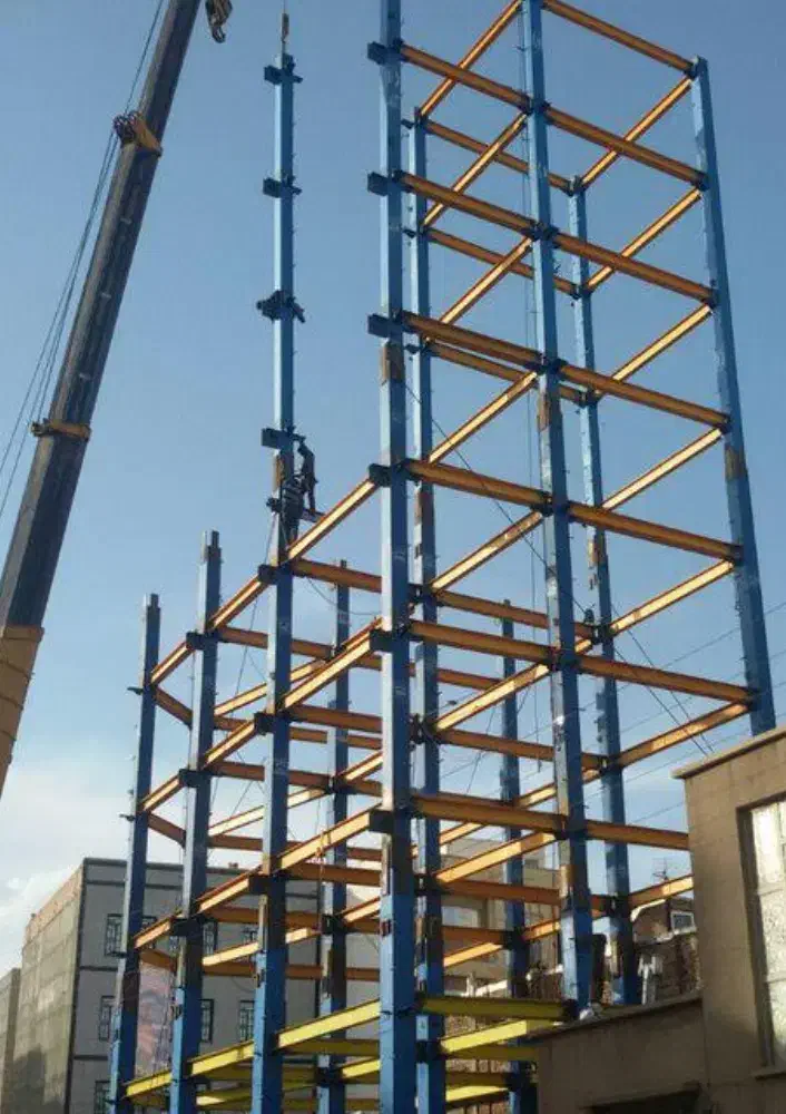 ساخت ونصب اسکلت های سبک وسنگین فلزی وتیرورق|خدمات پیشه و مهارت|الیگودرز, |دیوار