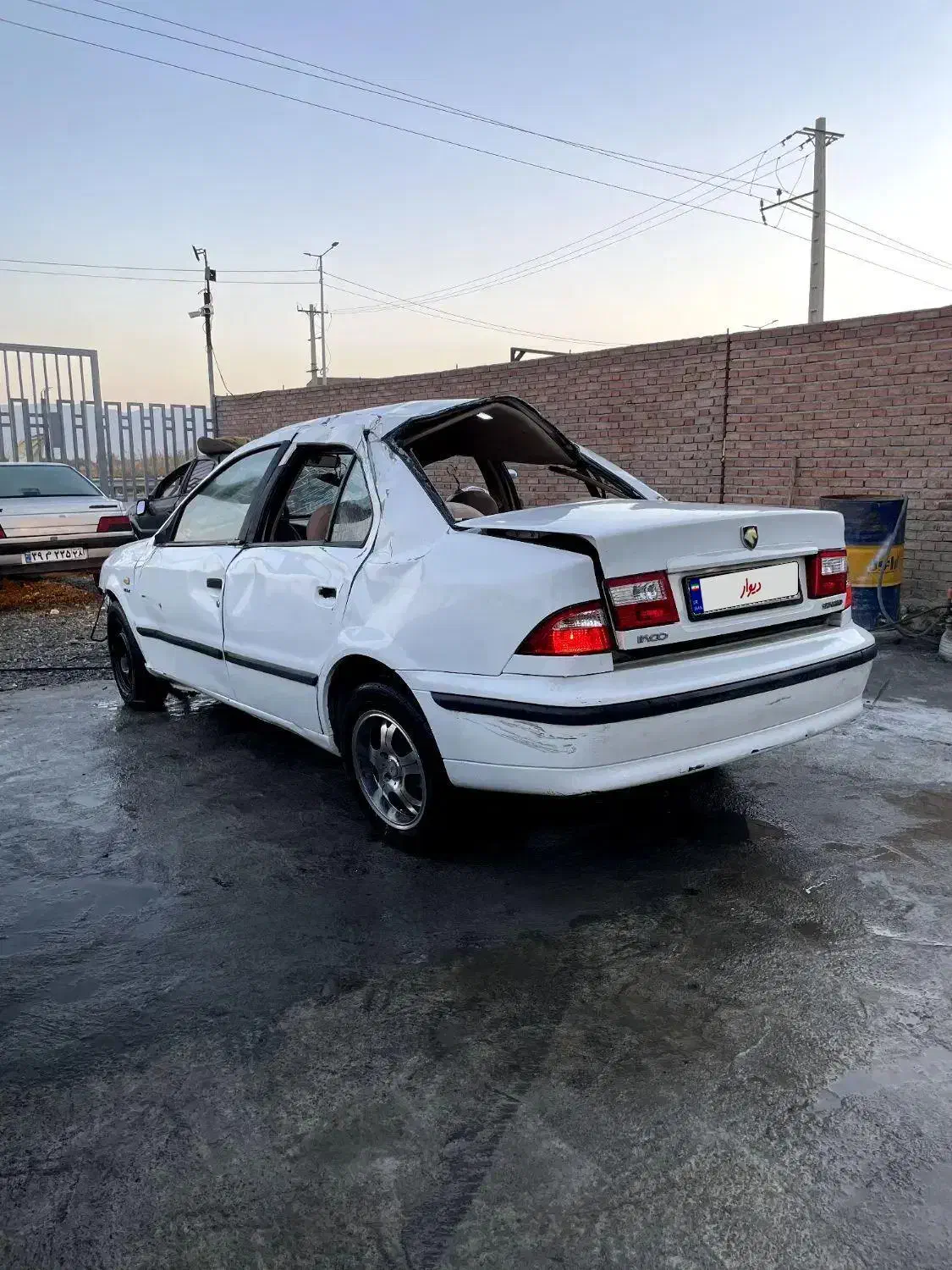 سمند ef7مدل91تصادفی|خودرو سواری و وانت|محمدبار, |دیوار