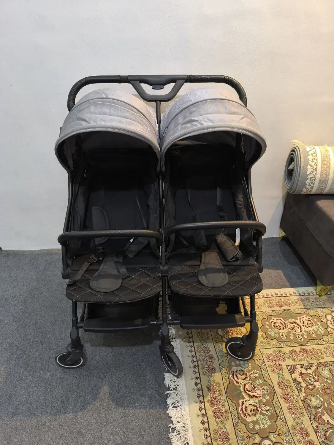 کالسکه دوقلو خارجی|کالسکه و لوازم جانبی|خمینیشهر, |دیوار