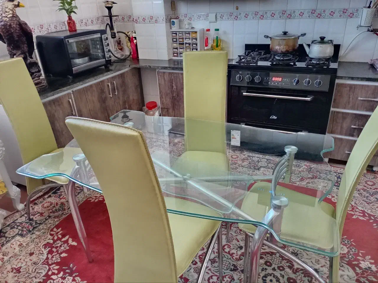 میز نهار خوری|میز و صندلی غذاخوری|شهرضا, |دیوار