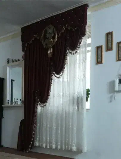 پرده والان با کتیبه|پرده، رانر، رومیزی|زنجان, |دیوار