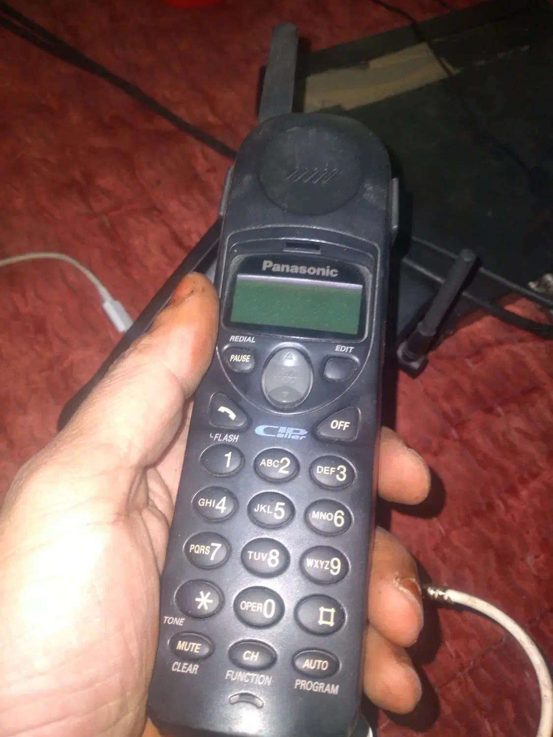 گوشی تلفن بیسیم پاناسونیک|تلفن رومیزی|قزوین, |دیوار