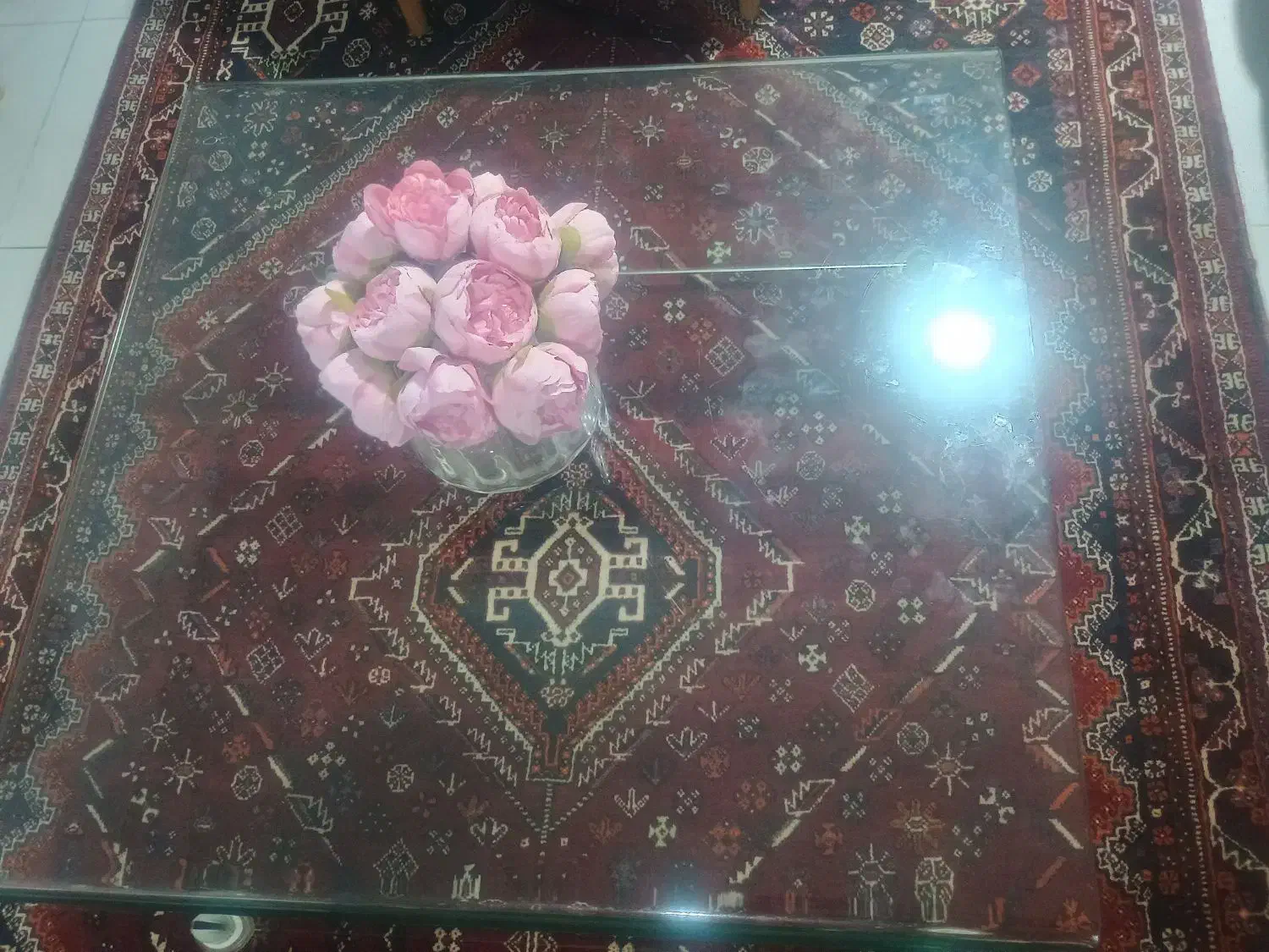 میز جلوی مبلی شیشه خم وعسلی|مبلمان خانگی و میز عسلی|هشتگرد, فاز ۱ مهستان|دیوار