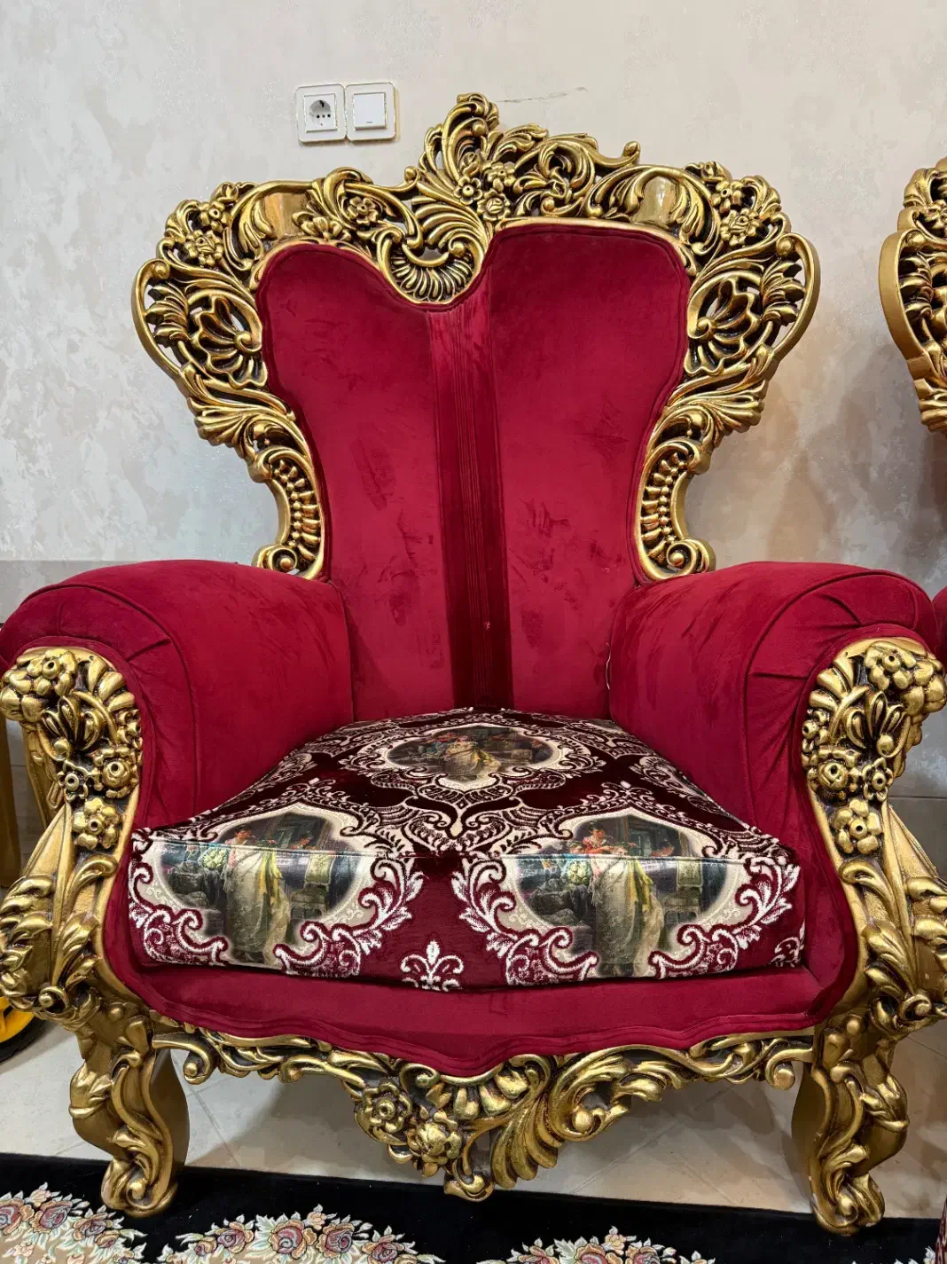 مبلمان سلطنتی ۱۲ نفره|مبلمان خانگی و میز عسلی|بوشهر, |دیوار