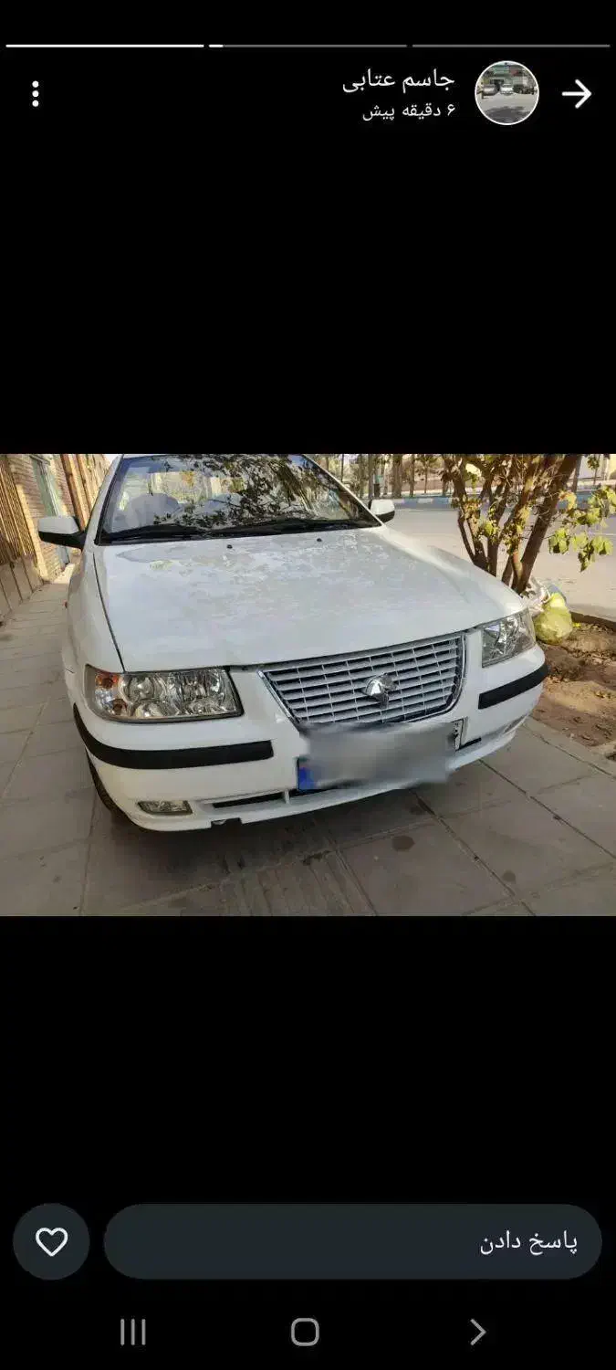 سمند ۹۸ پلاس موتور پژو ۷۰ تا کار|خودرو سواری و وانت|یزد, |دیوار