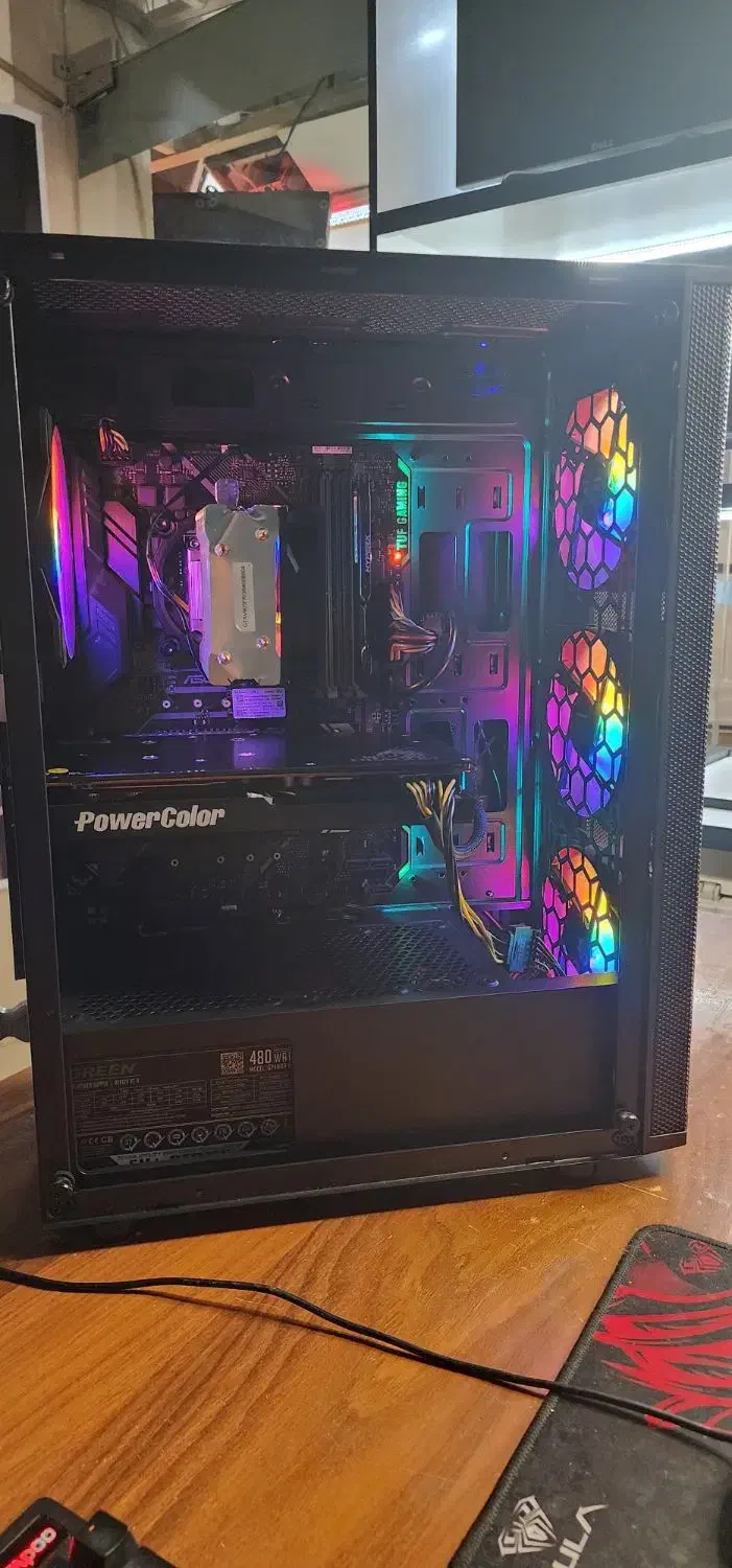 کیس گیمینگ با گرافیک 5700xt|رایانه رومیزی|گرگان, |دیوار