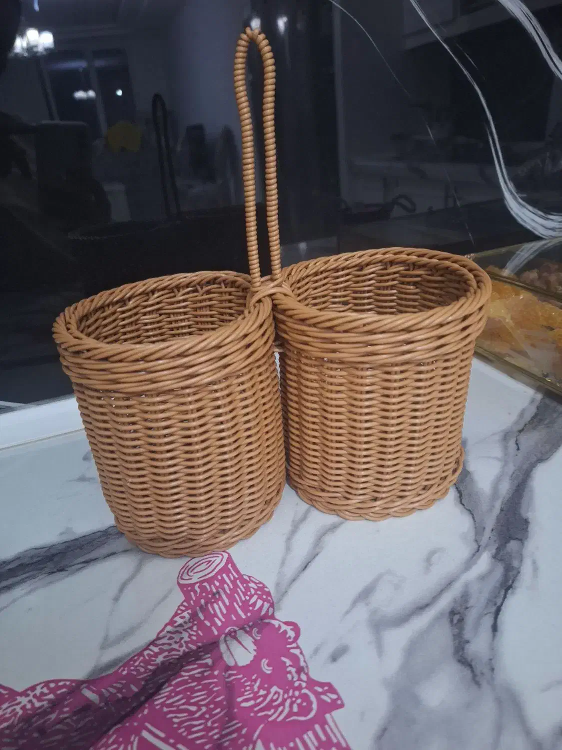 جا قاشق حصیری|آب‌چکان و نظم‌دهنده ظروف|مشهد, امیریه|دیوار