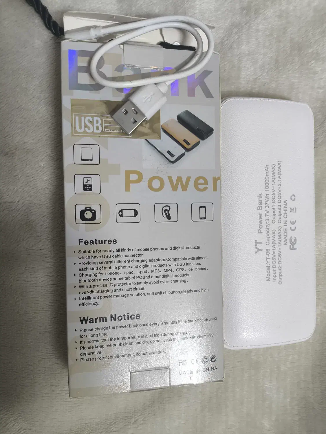 پاور بانک ۱۰۰۰۰|لوازم جانبی موبایل و تبلت|مشهد, کارگران|دیوار