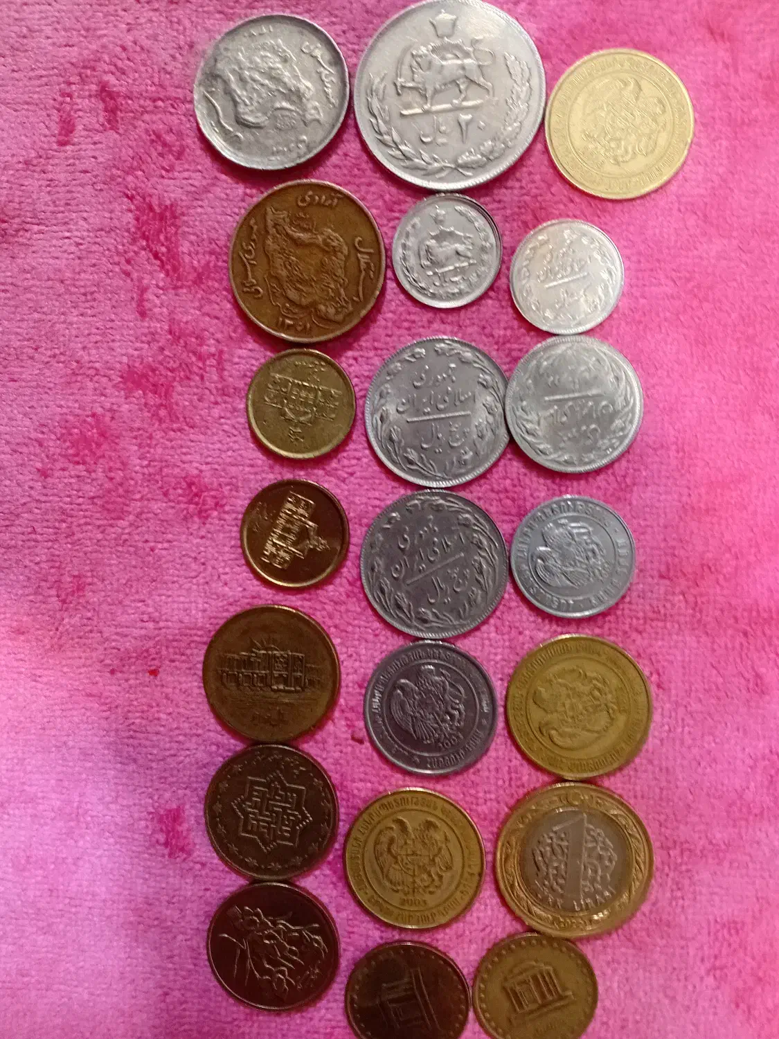 سکه قدیمی|کلکسیون سکه، تمبر، اسکناس|ابریشم, |دیوار