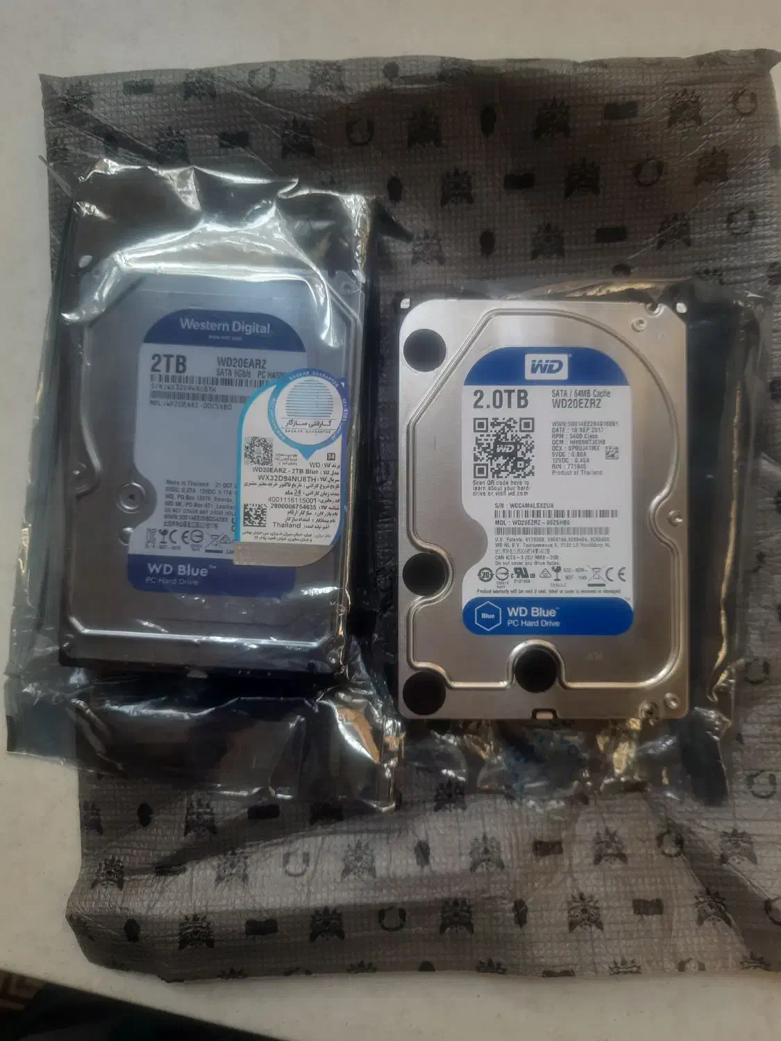 هارد 2ترا وسترن آبی|قطعات و لوازم جانبی رایانه|تهران, هاشم‌آباد|دیوار