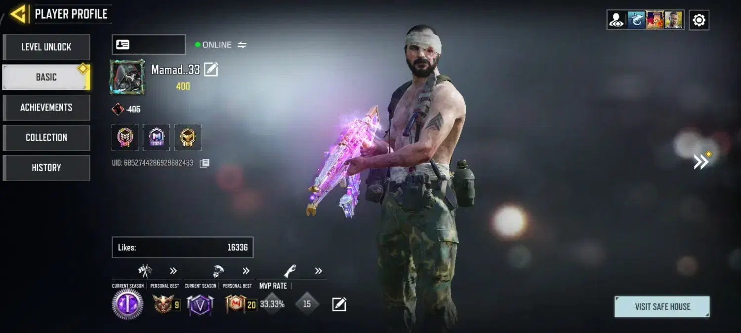 اکانت کلاف|کنسول، بازی ویدئویی و آنلاین|بروجرد, |دیوار