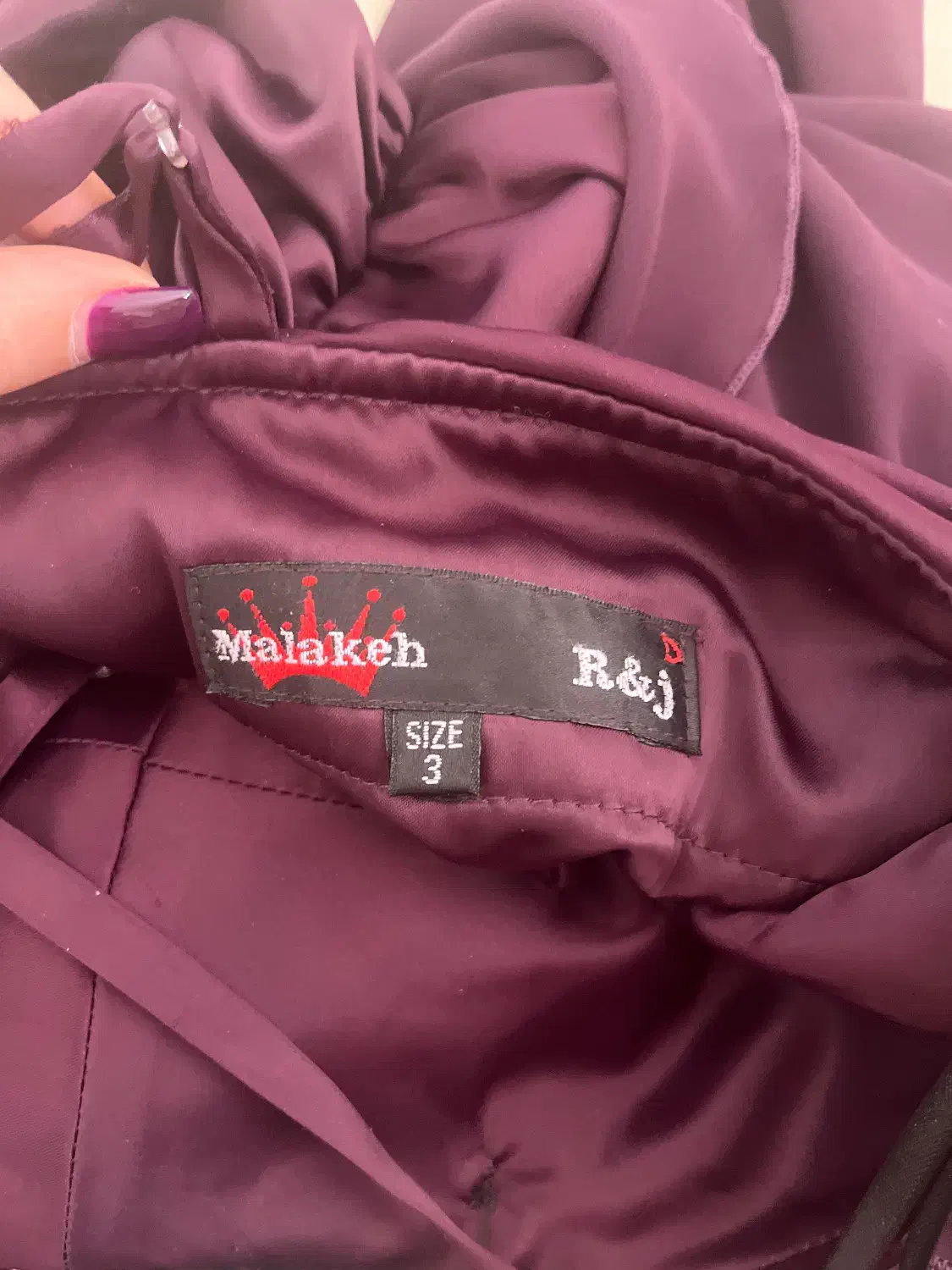 لباس مجلسی بنفش|لباس|فردیس, خیام شرقی|دیوار