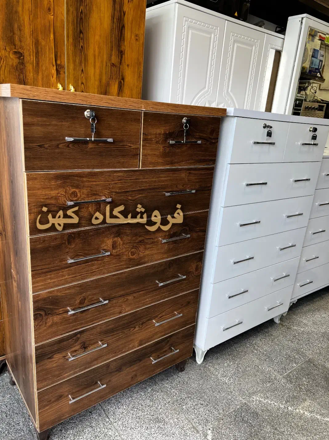دراور ملامینه کمد لباس ملامین رنگبندی کد 207|جاکفشی، کمد، دراور|تهران, جیحون|دیوار