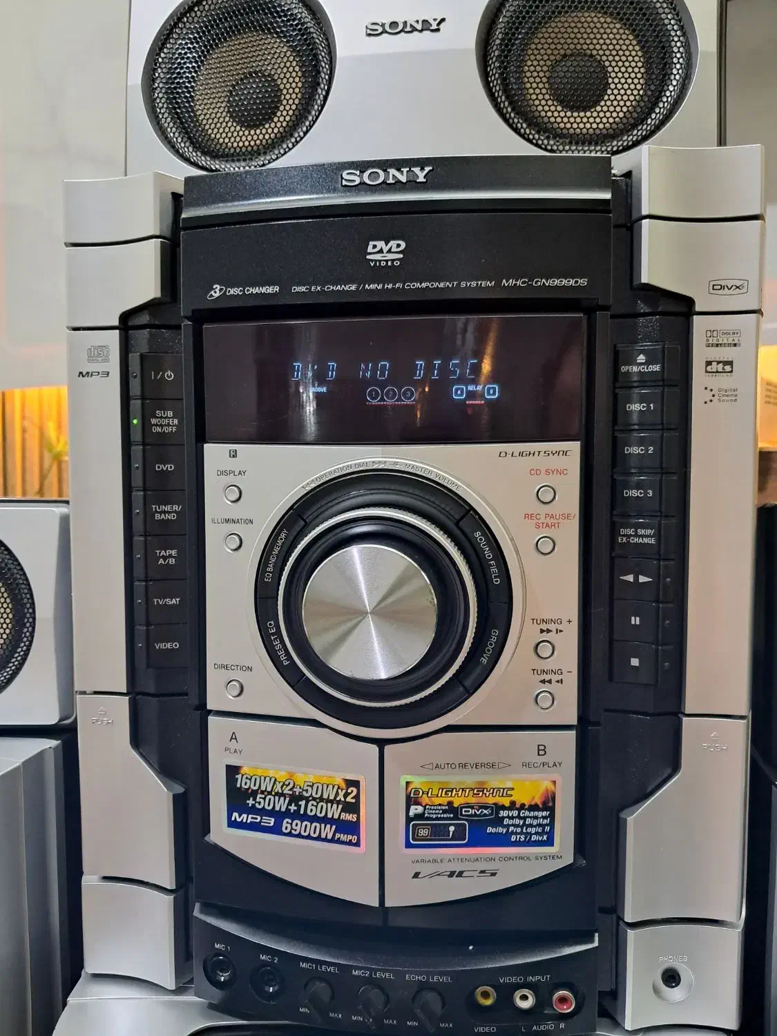 سیستم ظبط سونی Gn 999 DR هیولای صدا وقدرت بیس|سیستم صوتی خانگی|اصفهان, آبشار|دیوار