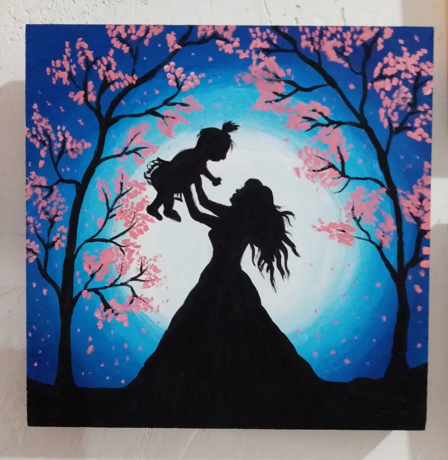 تابلو چوبی. ویژه ی روز مادر|تابلو، نقاشی، عکس|برازجان, |دیوار