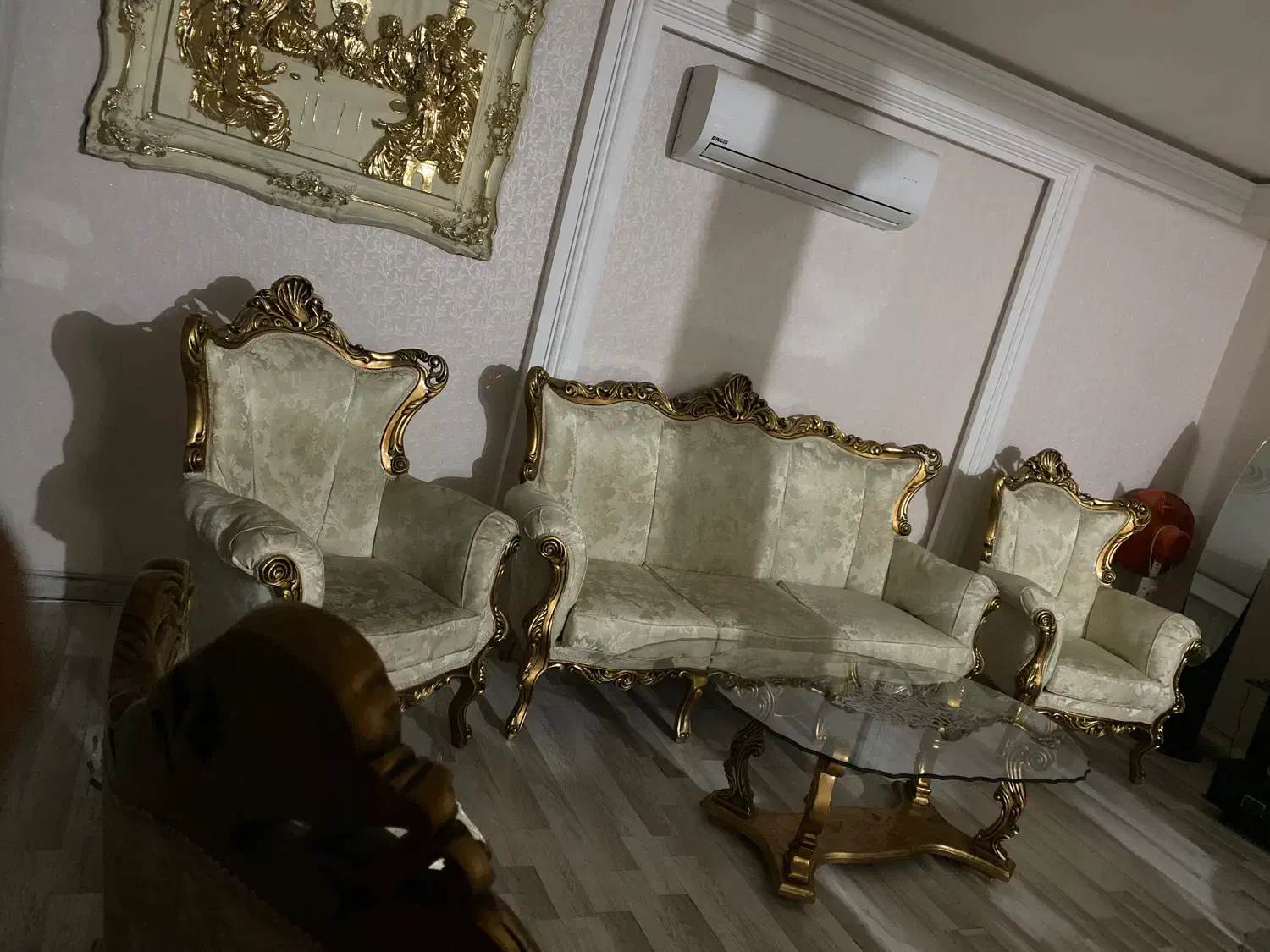 فروش مبل سلطنتی استیل|مبلمان خانگی و میز عسلی|تهران, سازمان برنامه شمالی|دیوار