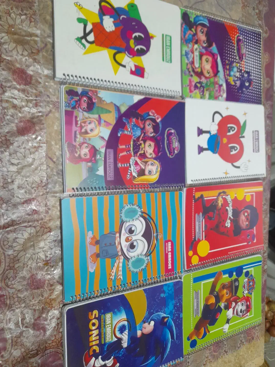 فروش ۱۰۰جلددفتر۱۰۰برگ جلدطلقی سیمی|لوازم التحریر|رشت, سلیمانداراب|دیوار