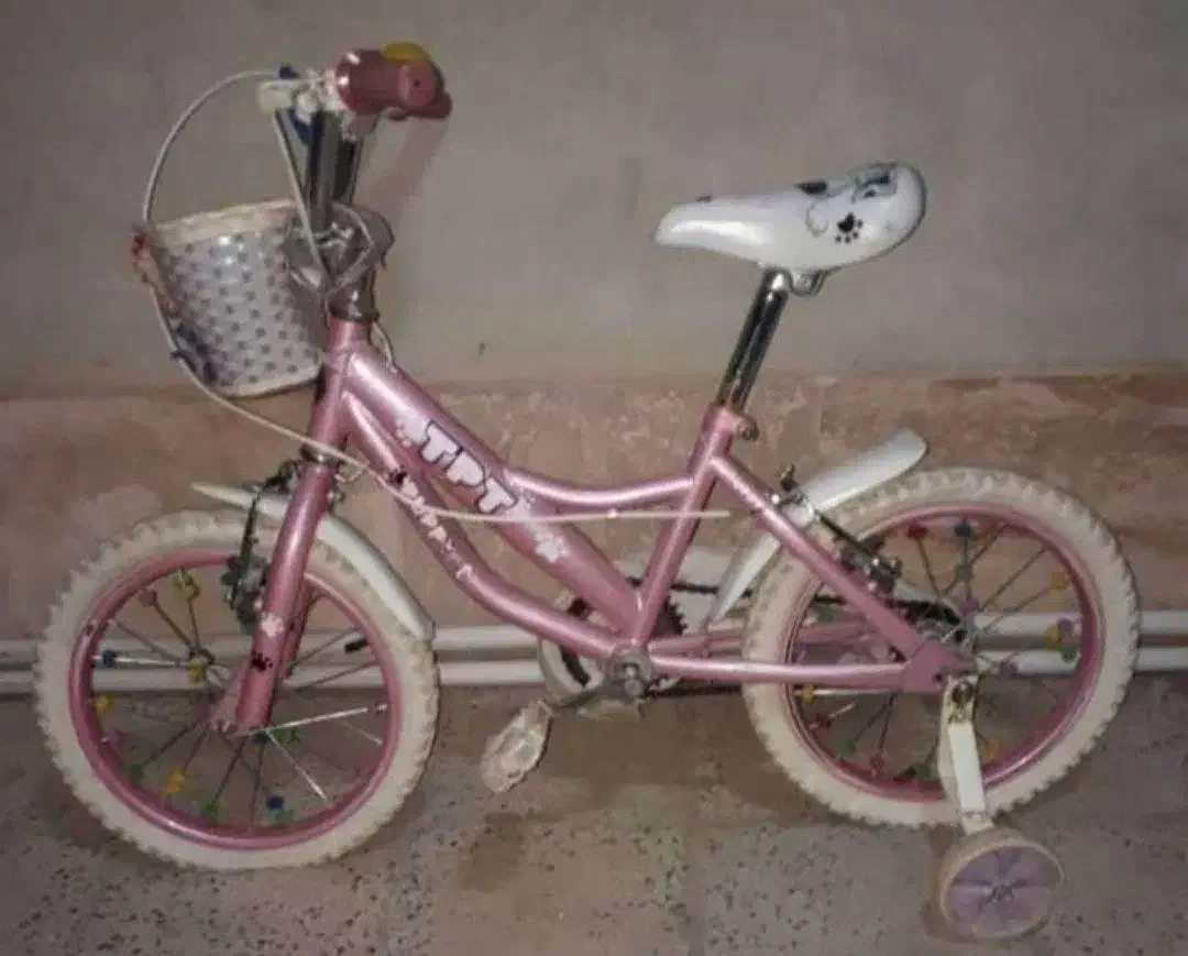 یک عدد دوچرخه صورتی به همراه اسکوتر صورتی|دوچرخه، اسکیت، اسکوتر|ملارد, |دیوار