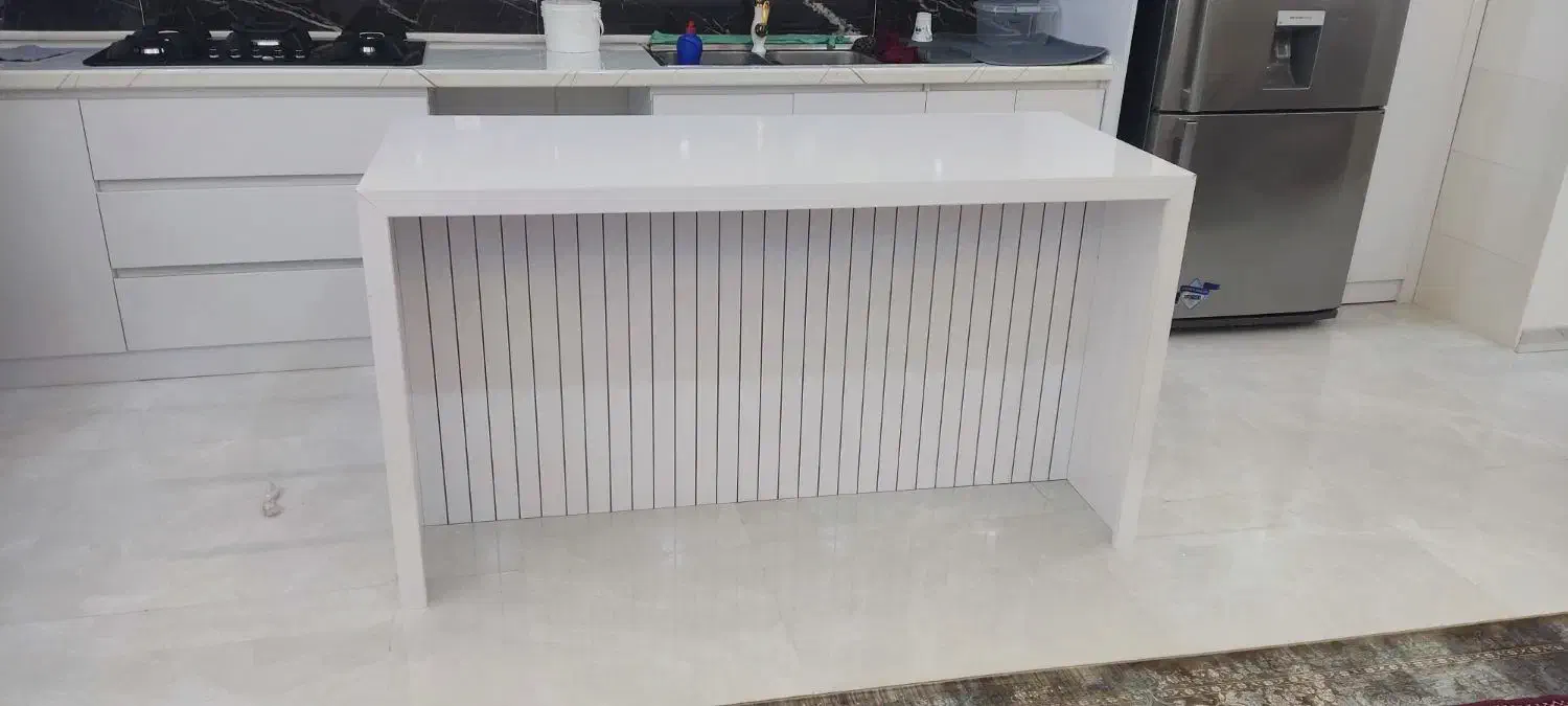 میز کامپیوتر و جزیره ساده شیک|میز تحریر و کامپیوتر|رودبنه, |دیوار