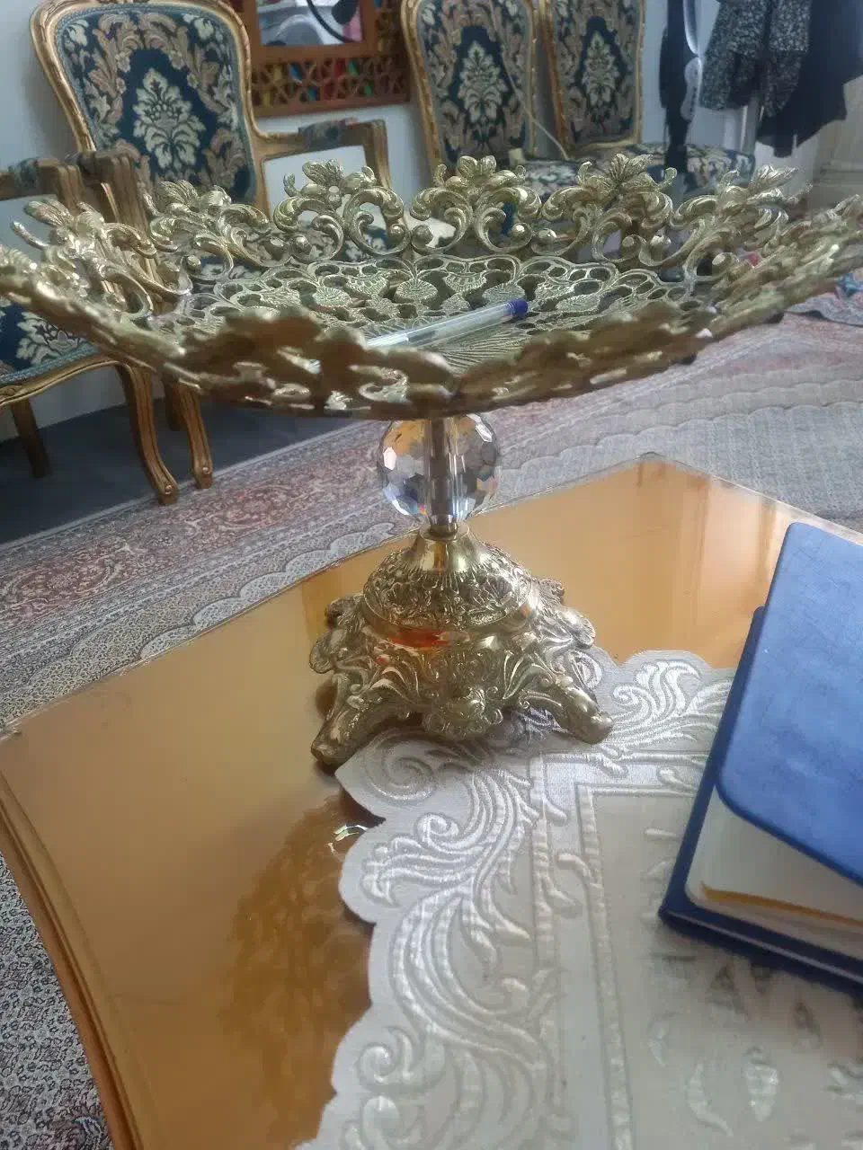 برنز و پیوتر و گلسرخ و مس و آینه و مانیتور و قندان|ظروف سرو و پذیرایی|اسلامشهر, شهرک قائمیه|دیوار