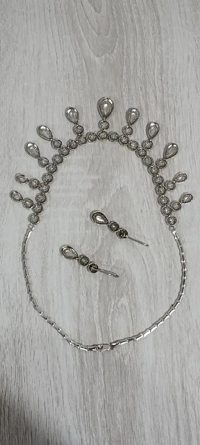 نیم ست نقره|جواهرات|ماکو, |دیوار