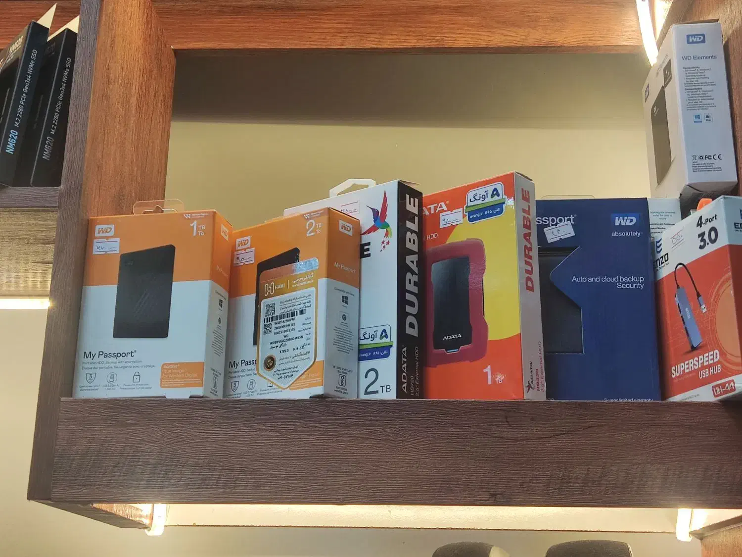 انواع هارد اکسترنال|قطعات و لوازم جانبی رایانه|مشهد, امامیه (شهرک غرب)|دیوار