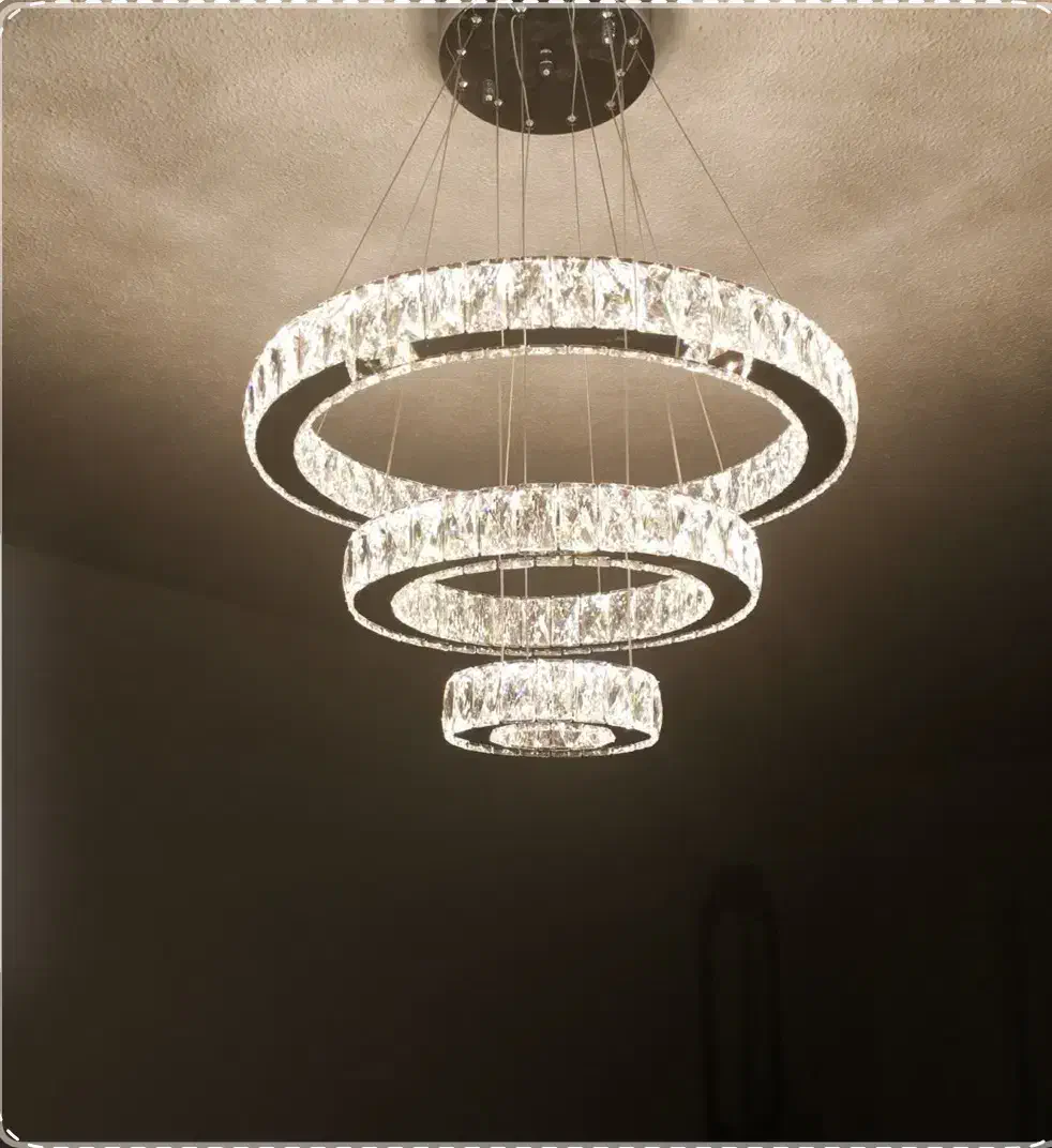 لوستر شیک‌ومدرن اس ام دی وکریستال|لوستر و چراغ آویز|تهران, مینابی|دیوار