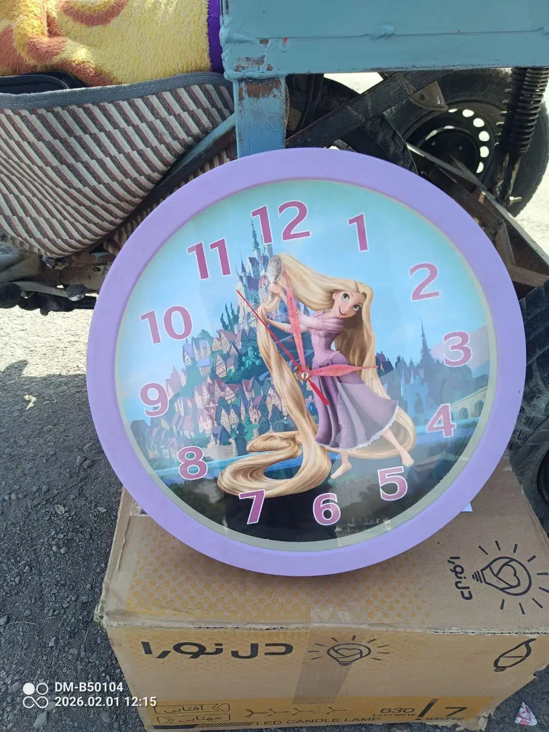 ساعت دخترانه|ساعت دیواری و تزئینی|بندر امام خمینی, |دیوار