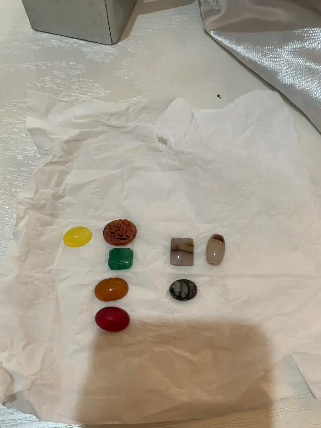 نگین  کهنه خط|جواهرات|بجنورد, |دیوار