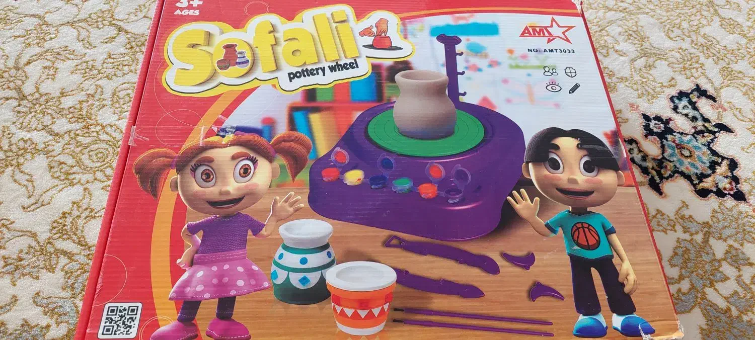 چرخ سفالگری کودک|اسباب‌بازی بچه|مشهد, ارشاد|دیوار