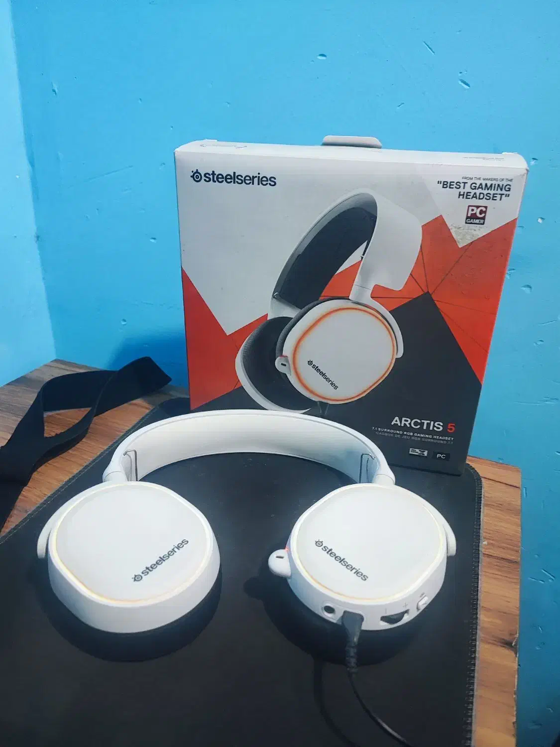 هدست گیمینگ steel series arctis5|قطعات و لوازم جانبی رایانه|تبریز, |دیوار