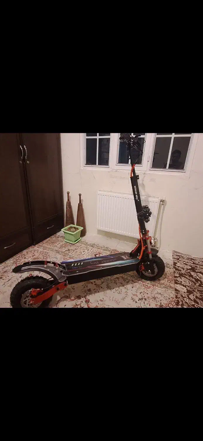 اسکوتر برقی دوموتوره|دوچرخه، اسکیت، اسکوتر|قزوین, |دیوار