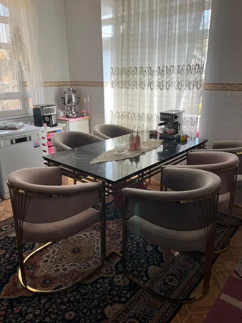 مبل چستر ومیز غذا خوری|مبلمان خانگی و میز عسلی|اسکو, |دیوار