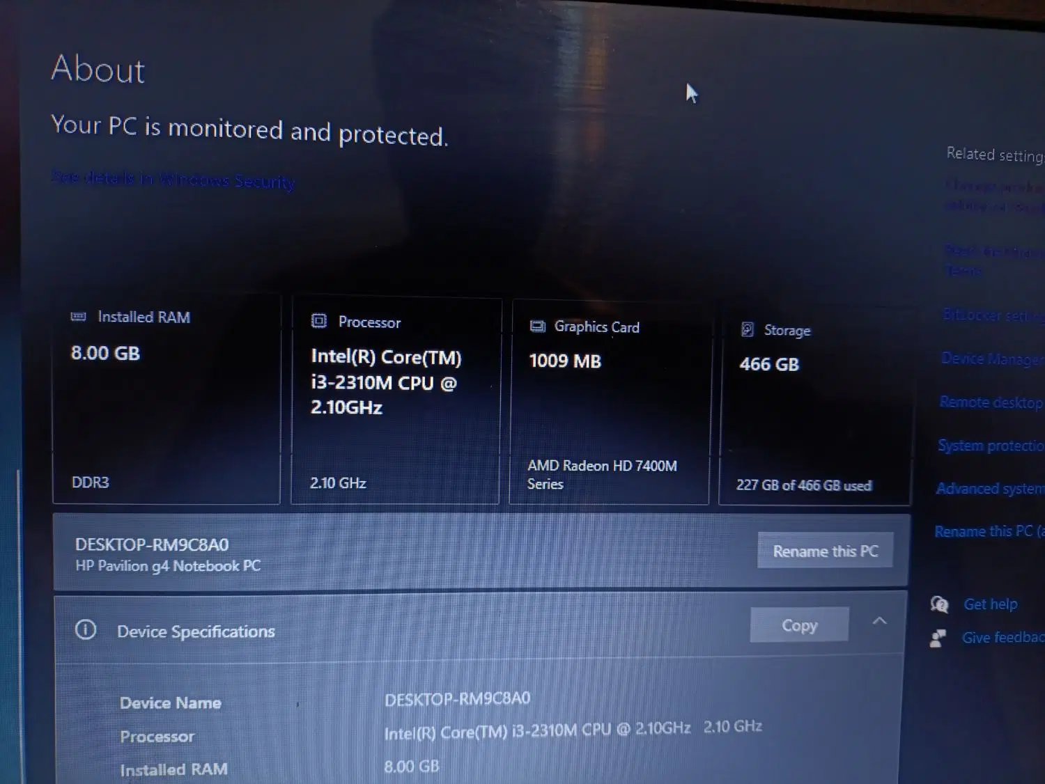 لپ تاپ hp pavilion g سالم|رایانه همراه|تهران, سلسبیل شمالی|دیوار