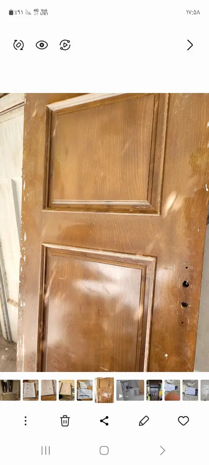 درب چوبی|مصالح و تجهیزات ساختمان|اصفهان, شاهد|دیوار