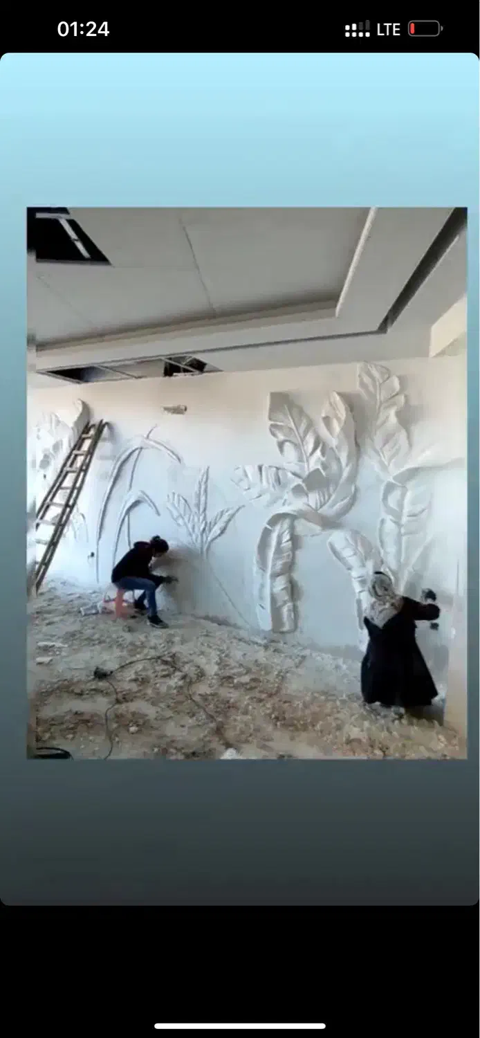 گچ بری مدرن،نقاشی،پتینه،میکروسمنت|خدمات پیشه و مهارت|تهران, نیاوران|دیوار