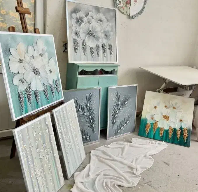 آموزش تابلو برجسته باتکسچر با وسایل کامل|خدمات آموزشی|مشهد, سید رضی|دیوار