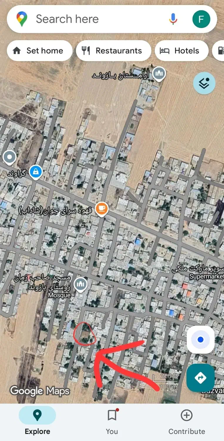 زمین مسکونی بازوند با دیوار و در +امتیاز کنتور آب|فروش زمین و ملک کلنگی|رومشکان, |دیوار