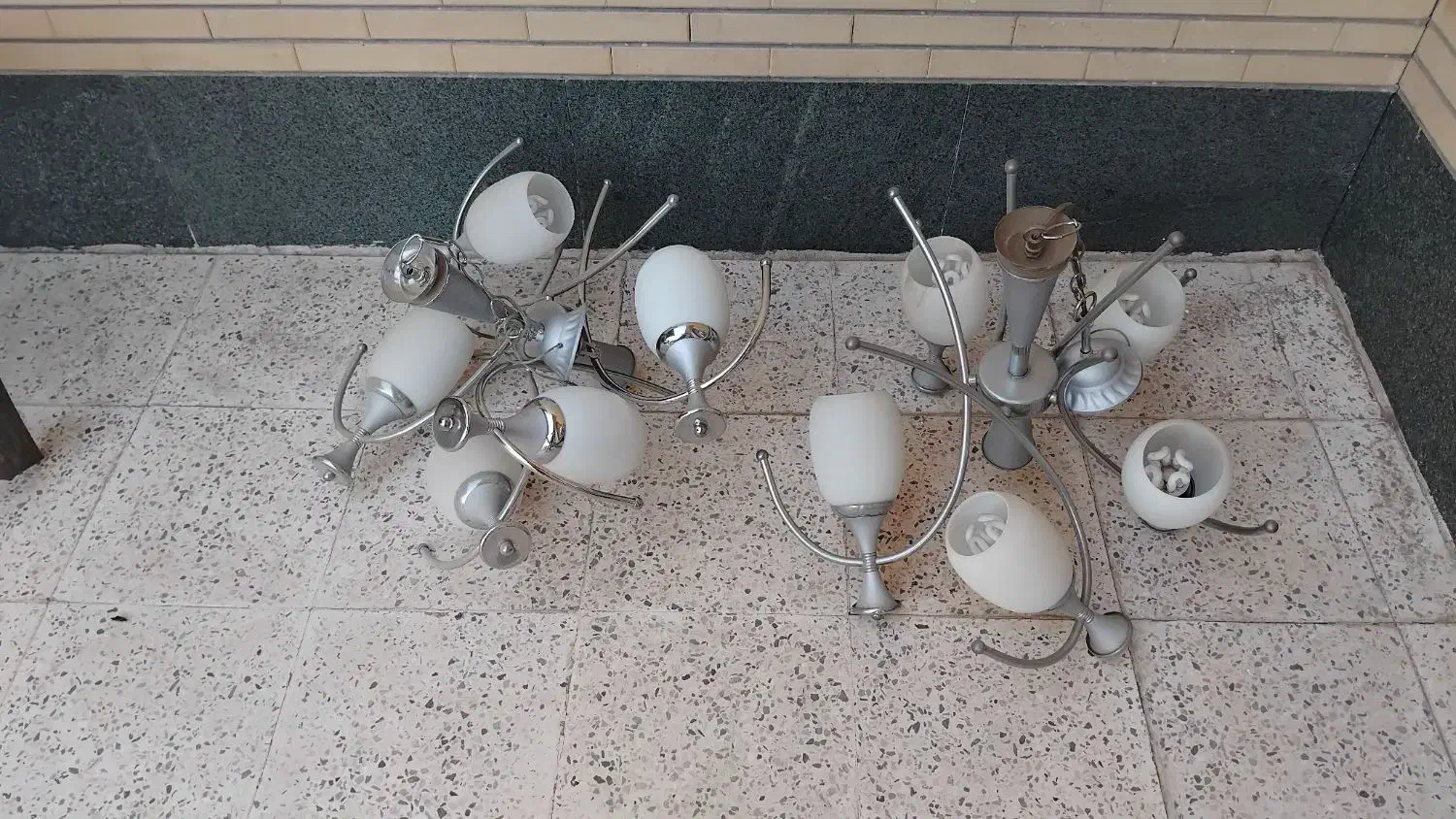 لوستر|لوستر و چراغ آویز|سیرجان, |دیوار