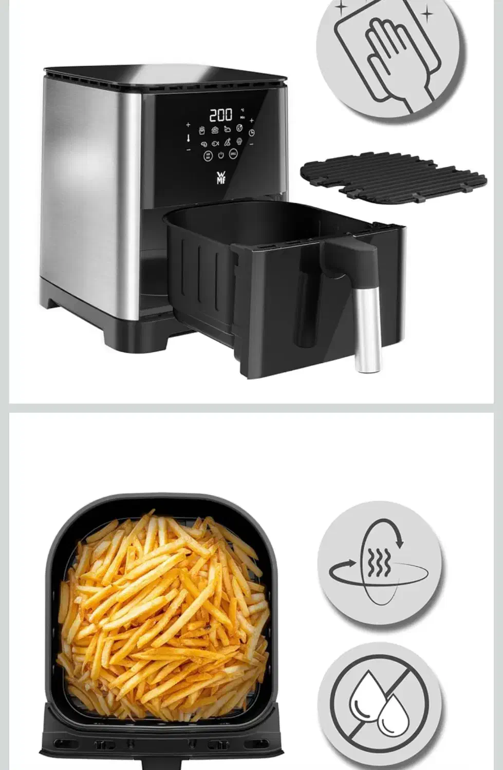 سرخ‌کن بدون روغن WMF Air Fryer 4 لیتری ساخت آلمان|اجاق گاز و لوازم برقی پخت‌وپز|تهران, بوستان سرخه حصار|دیوار