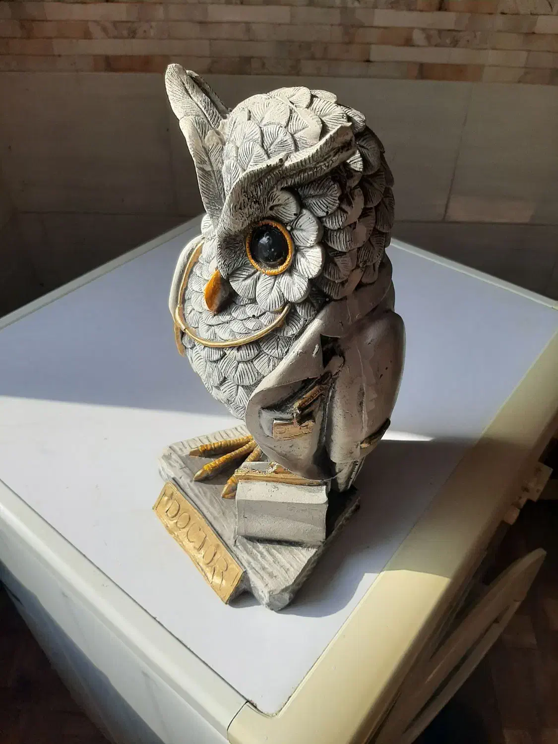 تندیس جغد پزشک|مجسمه، تندیس، ماکت|رشت, منظریه|دیوار